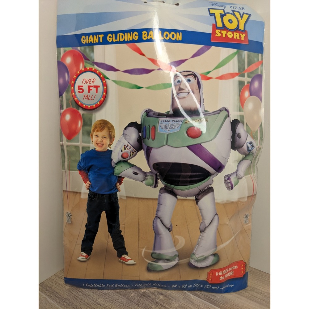 NEW Disney Pixar Toy Story Buzz Lightyear Giant Gliding Balloon 62 Inch 39517